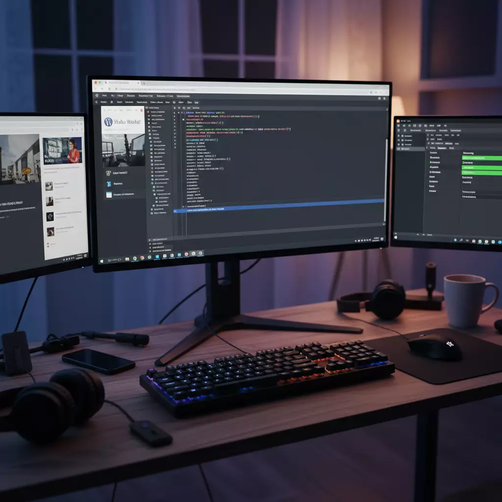 M&ocirc;i trường ph&aacute;t triển cục bộ phổ biến cho WordPress bao gồm XAMPP v&agrave; Visual Studio Code