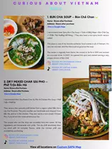 Bản đồ hướng dẫn ẩm thực Hà Nội